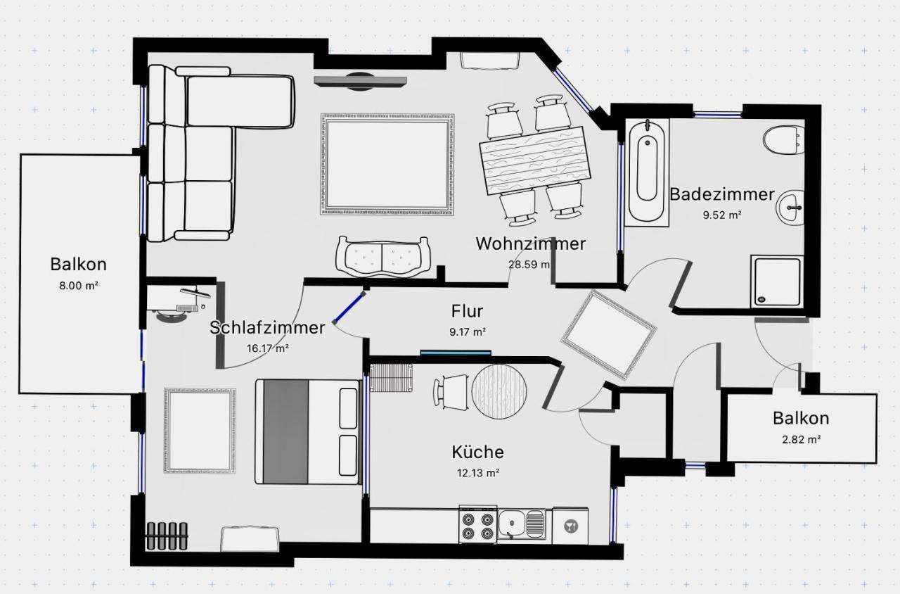 Urban Apartment - Stilvoll & Im Herzen Der Stadt Bremerhaven Eksteriør billede